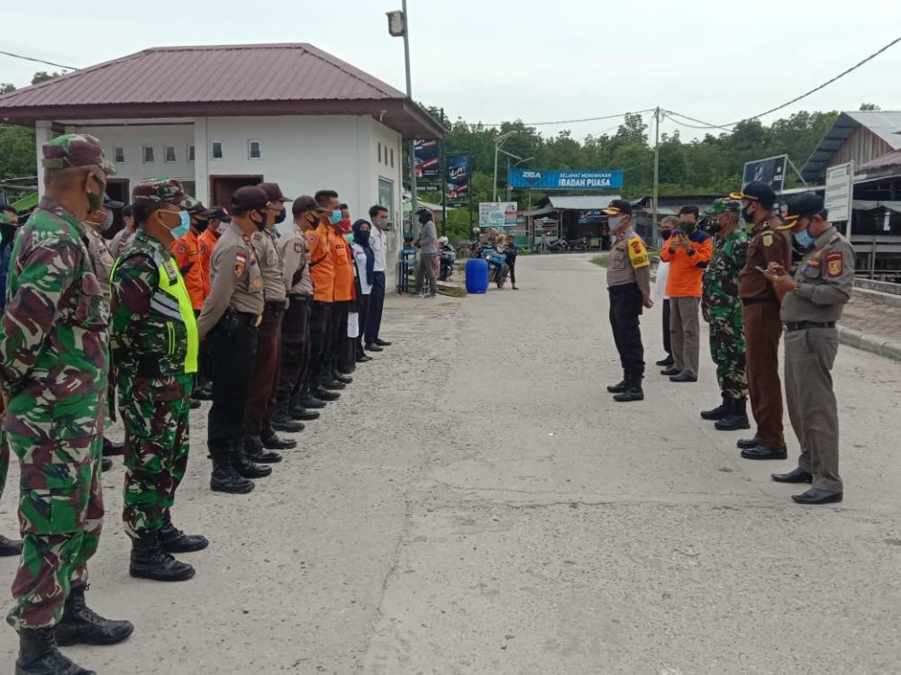 Beri Motivasi Petugas, Tim Gugus Covid-19 Sambangi 2 Posko di Rupat