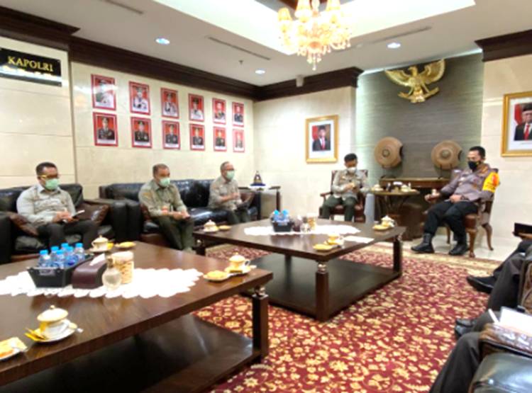 Kapolri Bersama Mentan Bahas Swasembada Beras Hingga Pendistribusian Pupuk Subsidi