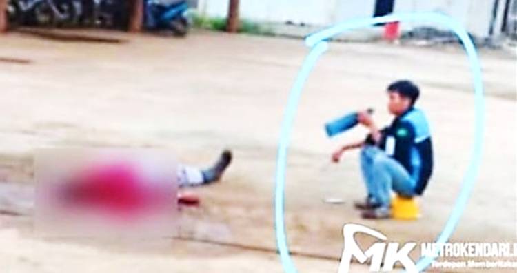 Sadis! Usai Membunuh Atasan, Pria Ini Menatap Tubuh Korbannya dengan Wajah Dingin