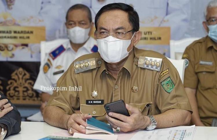 Presiden RI: Angka Kematian di Inhil Tertinggi, Bupati Evaluasi Penanganan Covid-19