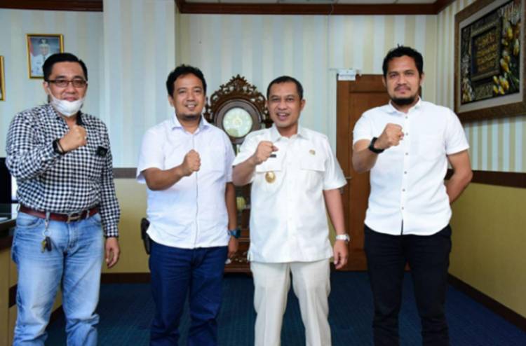 Temui Wabup, Kasat Resnarkoba Bahas Pengendalian Narkoba di Bengkalis