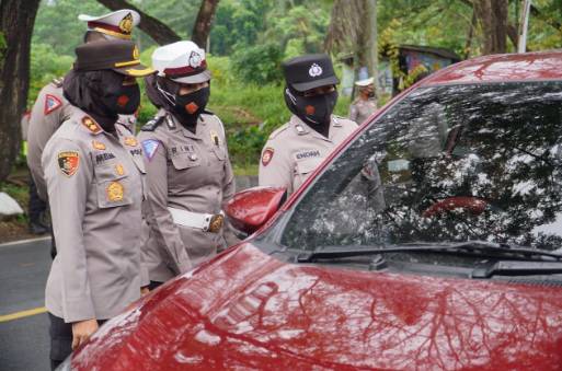 Kapolres Banjar Polda Jabar Kembali Pimpin Penyekatan di Pos Pam Perbatasan Jabar-Jateng