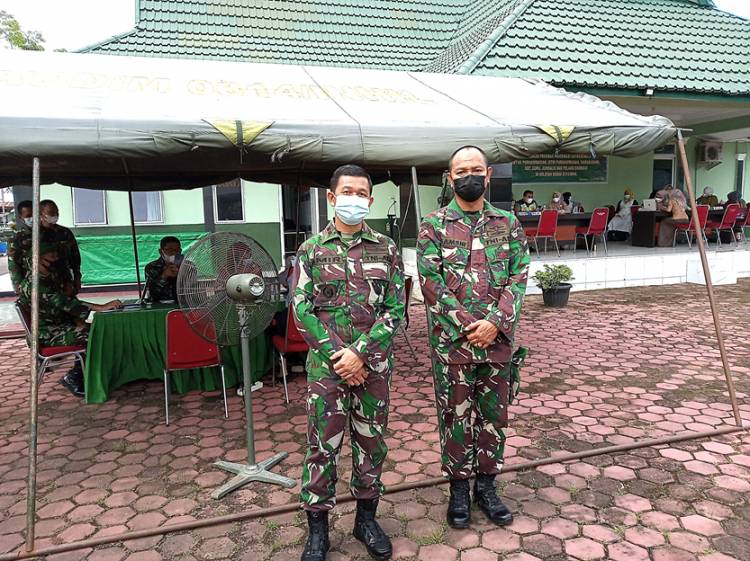 Kodim 0314/Inhil Melakukan Pemberian Vaksin Covid-19 Gratis untuk Masyarakat