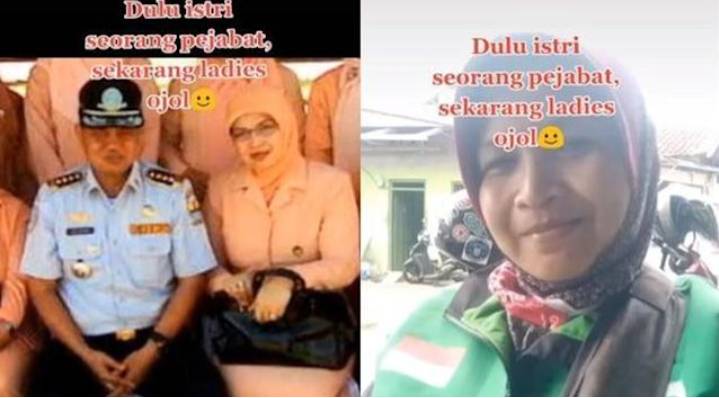 Kisah Seorang Istri Pejabat,Kini Jadi Driver Ojol