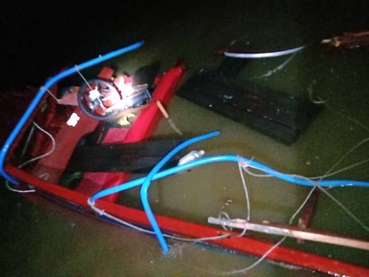 Kecelakaan Laut Terjadi di Perairan Sungai Piring Inhil, Ini Data Korban Meninggal dan Selamat