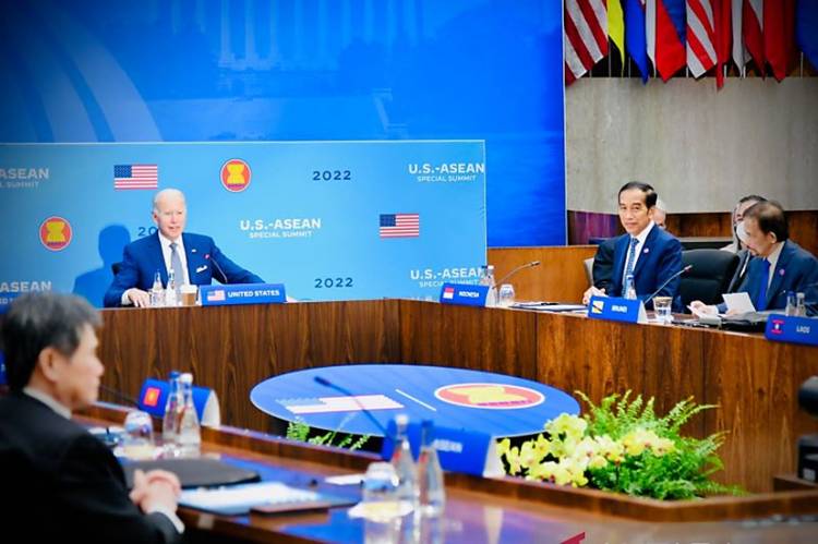 Berbicara pada KTT Khusus ASEAN-AS, Presiden Jokowi Minta Perang di Ukraina Dihentikan