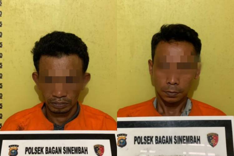 Tim Opsnal Polsek Bagan Sinembah Amankan Dua Orang Pria Penyalahgunaan Narkotika 