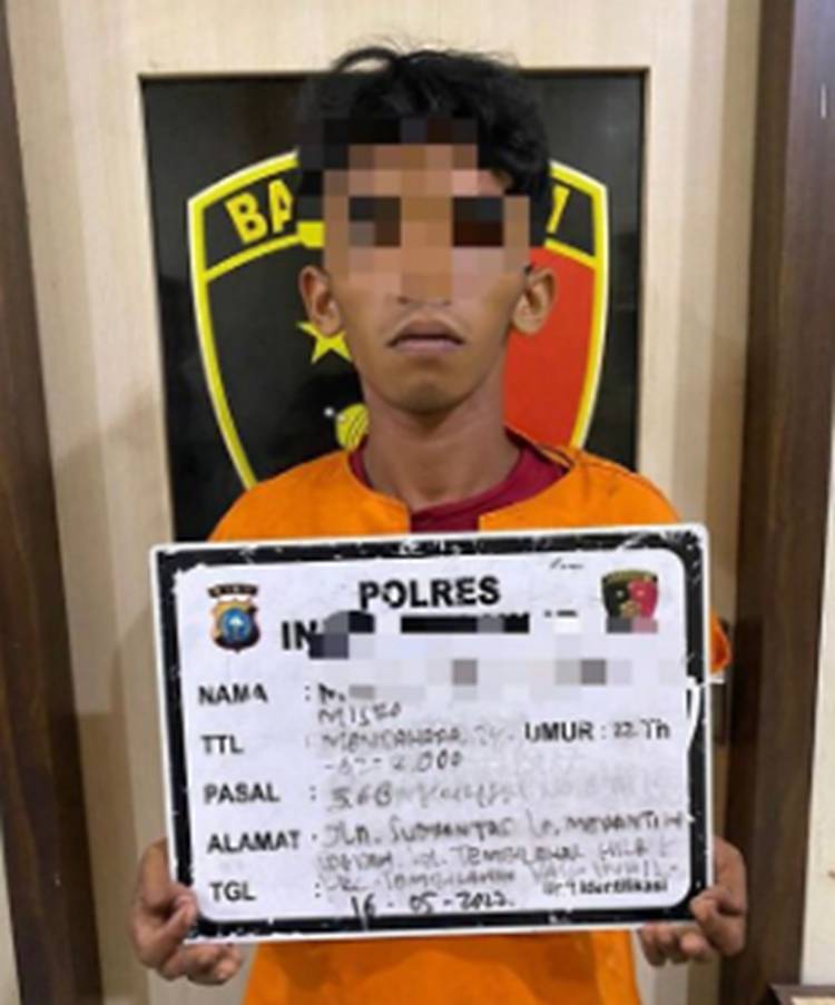 Satreskrim Polres Inhil Tangkap Pelaku Begal Handphone di Tembilahan