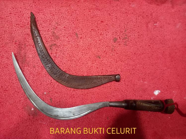 Palak Instruktur Gym dengan Celurit, 2 Pemuda di Inhil Dibekuk