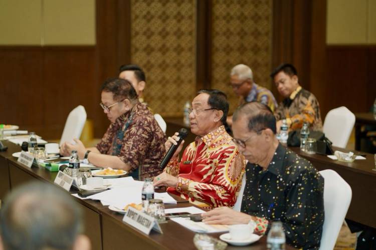 Rakor Lintas Sektor Bersama Kementerian ATR/BPN, Bupati HM Wardan Sampaikan RDTR Kawasan Perkotaan Tembilahan