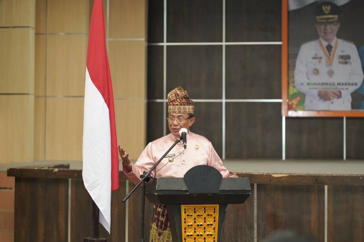 Bupati Inhil HM WARDAN Buka Uji Kompetensi 181 Bakal Calon Kepala Desa Serentak Tahun 2023