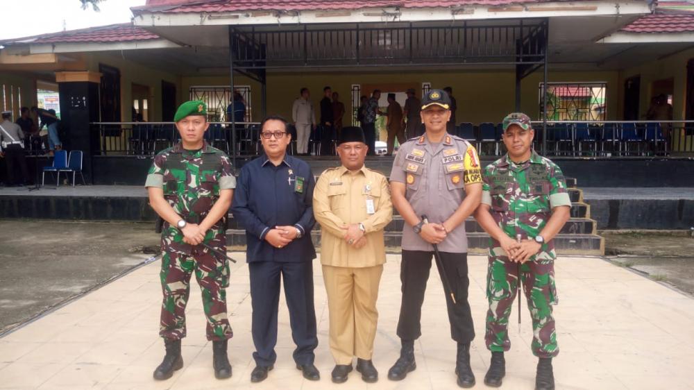 Sekda Kampar bersama Kapolres dan Dandim Pimpin Apel Konsolidasi Ops Ketupat MT 2019