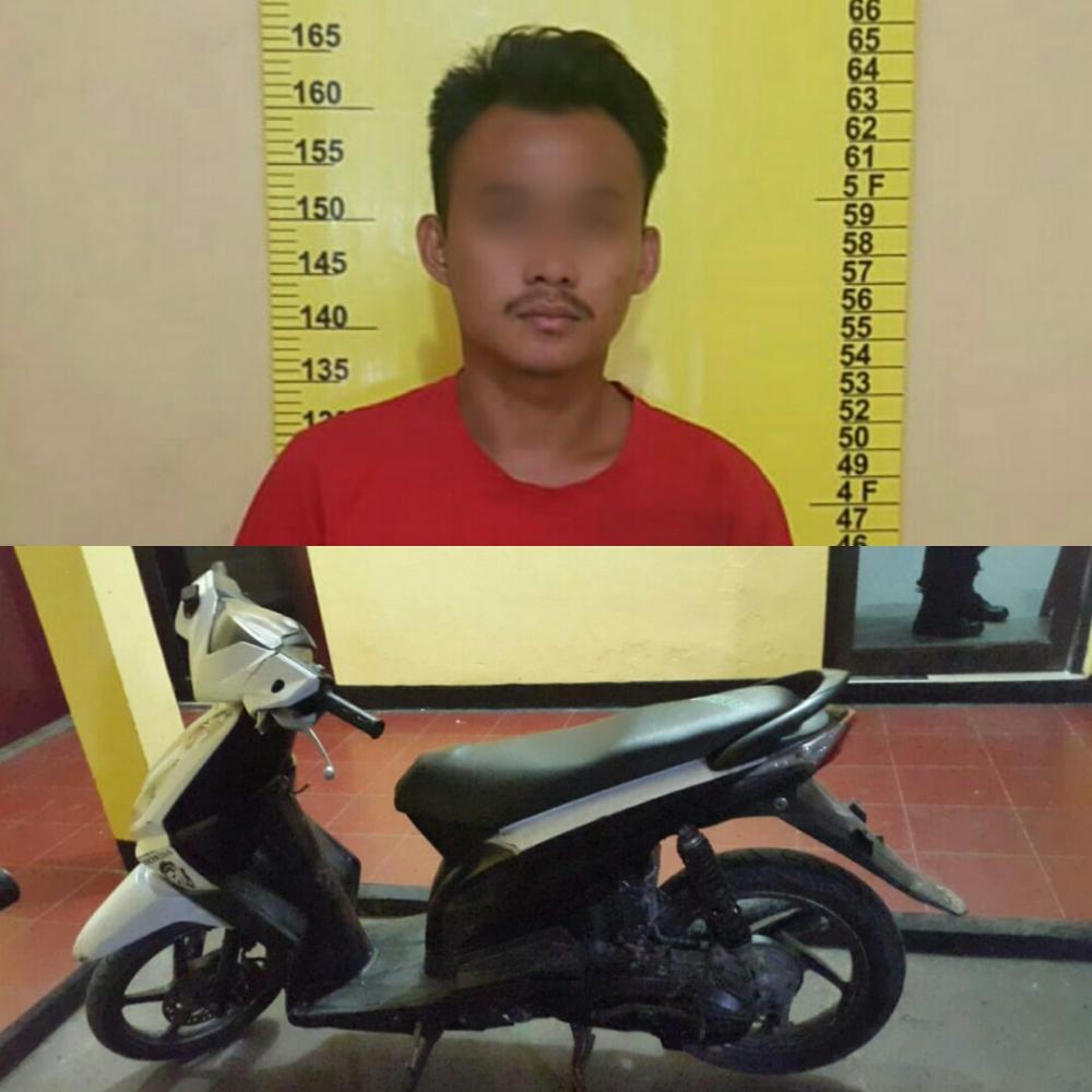 Untuk Beli Nasi, RC Gelapkan Sepeda Motor Milik Alfarizi 