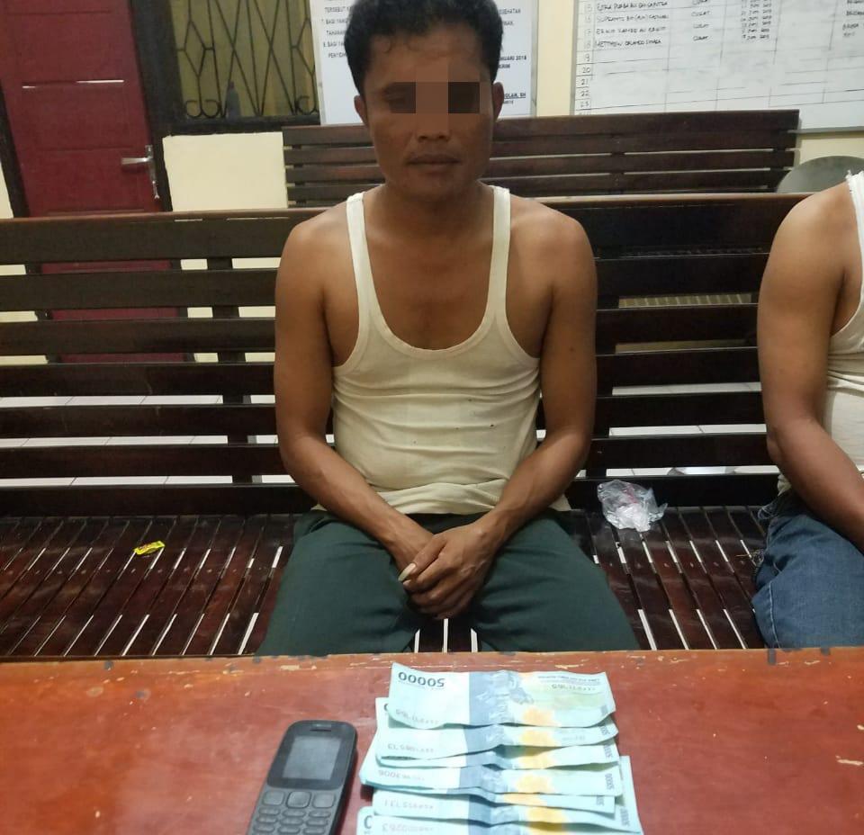 Unit Reskrim Polsek Tapung Tangkap 3 Pelaku Judi Togel di 3 Lokasi