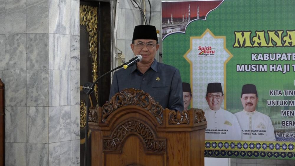 Bupati Wardan Buka Kegiatan Manasik Haji 2019, Diikuti Oleh 564 JCH Asal Inhil