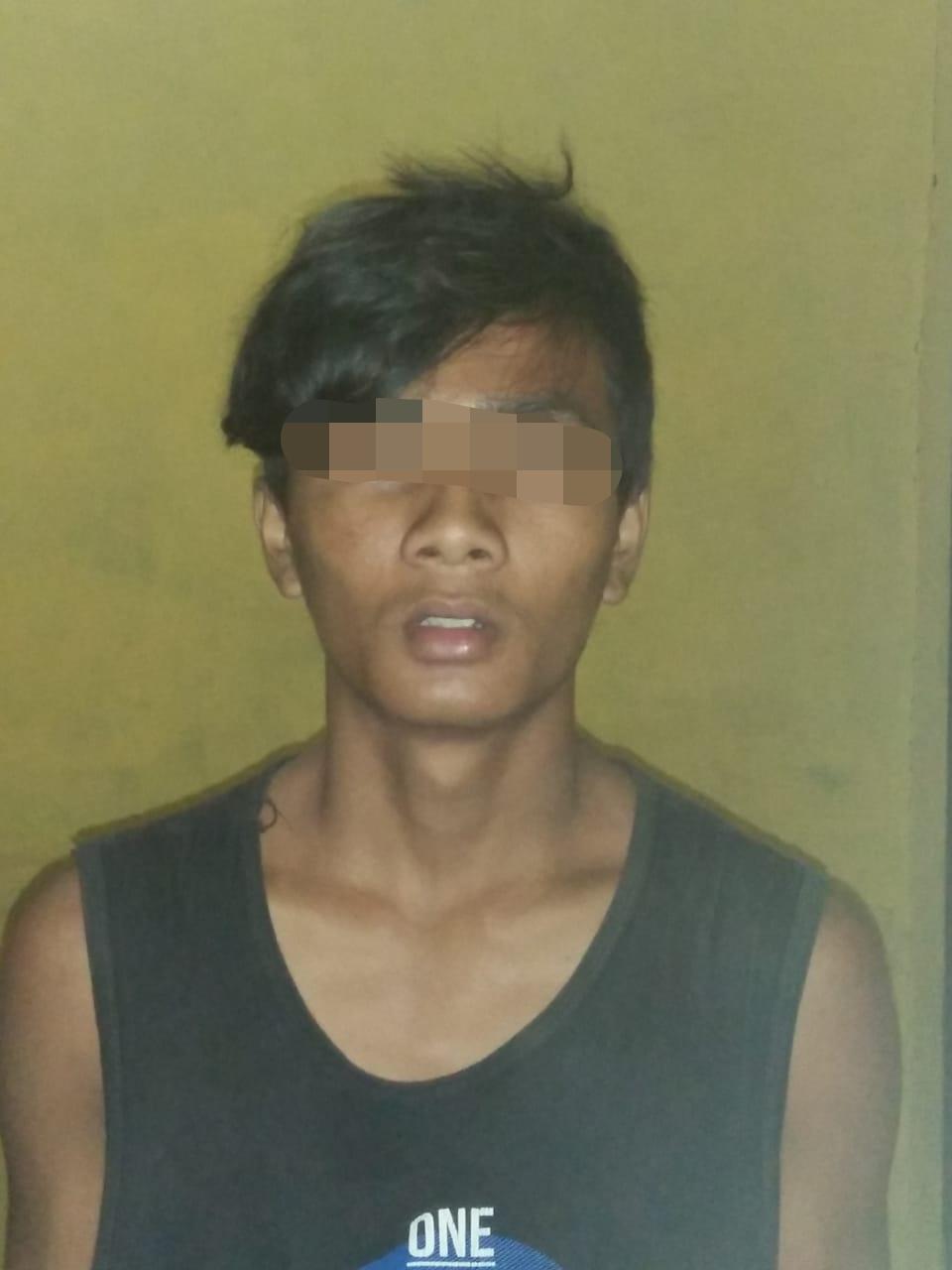 Polsek Tapung Tangkap Seorang Pelaku Pencurian Besi Milik PT. Chevron Area Petapahan