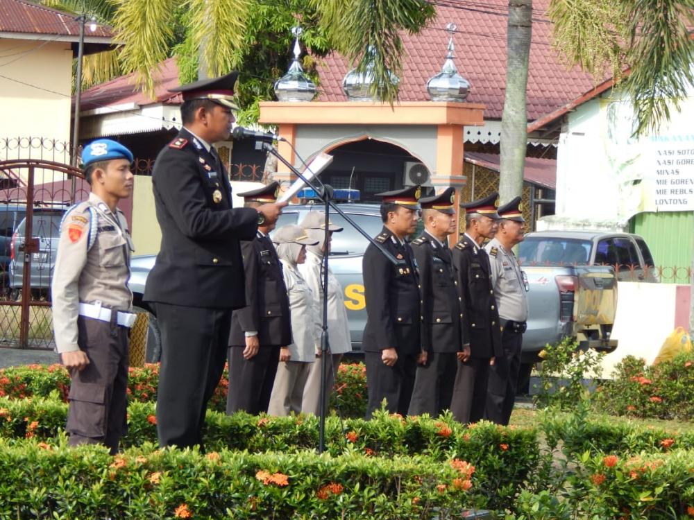 Polres Kampar Gelar Upacara Bendera memperingati Hari Lahir Pancasila