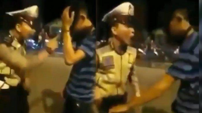 Viral Polisi 'Ngamuk' saat Pengendara Geber-geber Knalpot Racing Malam Takbiran