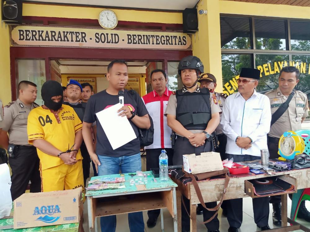 Mencekam, Penggrebekan Kampung Narkoba di Bagan Siapi-api Polisi Sempat Dilempar Batu