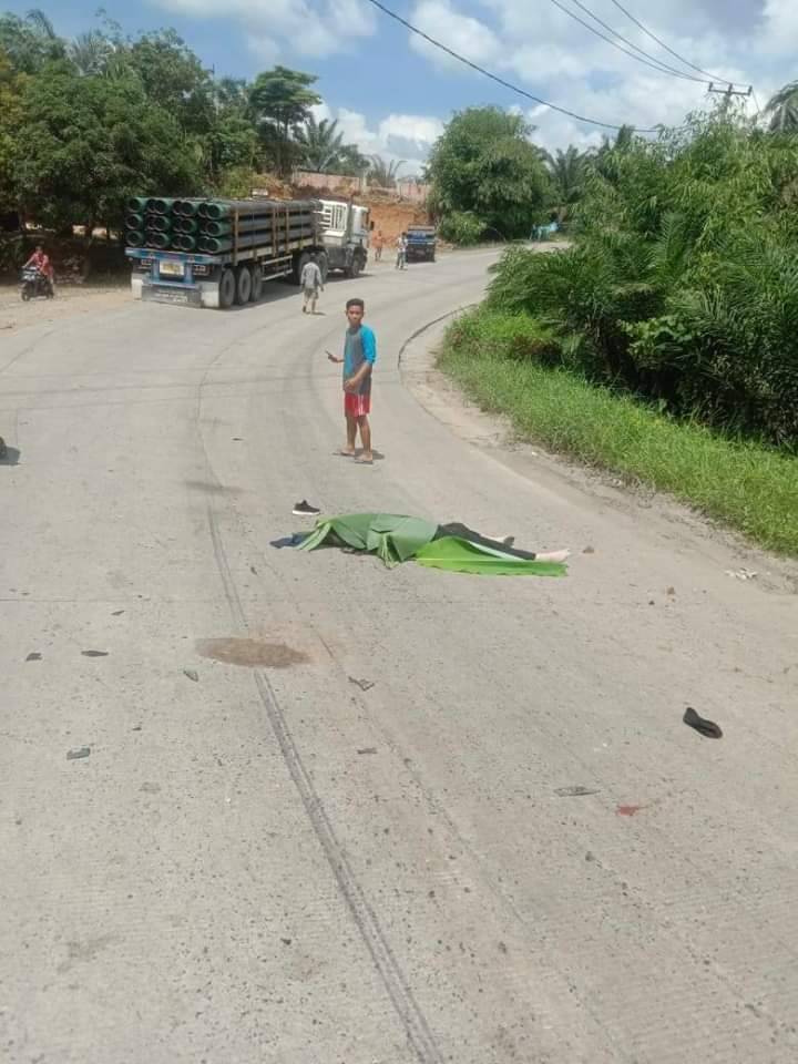 Sepasang pelajar di Inhil Meninggal Dunia Usai Kecelakaan di Keritang