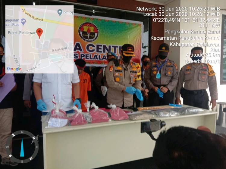 Sat Reskrim Polres Pelalawan Tangkap Pelaku Pembunuhan Mandor Kebun PT MUP dalam Waktu 24 Jam