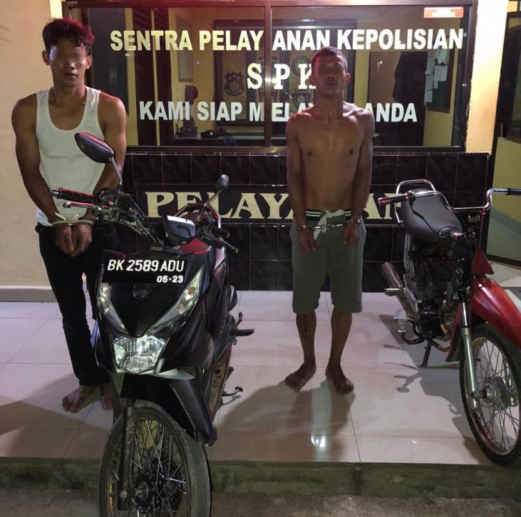 Begal ini Ancam Anak Korban yang Masih Balita Dengan Sajam, Polisi Ciduk 2 Pelaku Saat Sedang Tidur