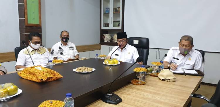 Bupati Pimpin Rapat Upaya Pencegahan  Covid 19
