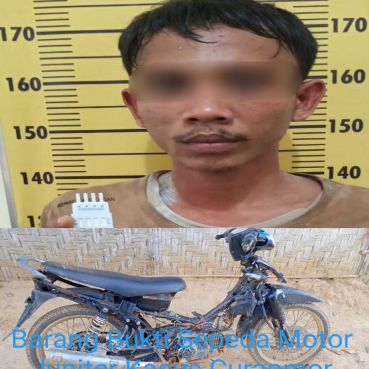 Curi Sepeda Motor, Pelaku yang Ditangkap Warga ini Posistif Narkoba