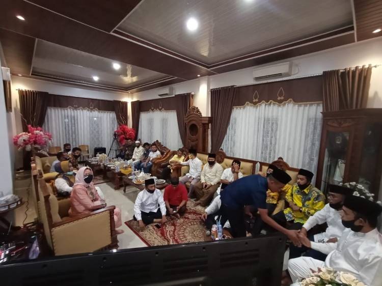 Keluarga Besar DPD Golkar Kampar Ikuti Halal Bihalal Virtual (vidcon) se-Provinsi Riau