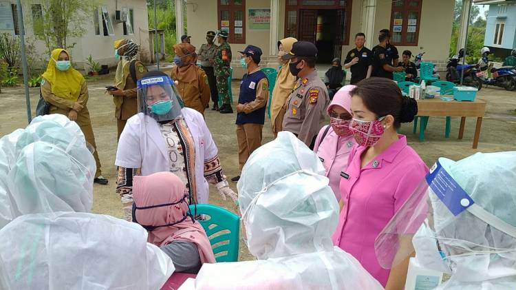 Sambut Hari Bhayangkara Ke 74 Polres Inhil, Gelar Rapid Test Massal