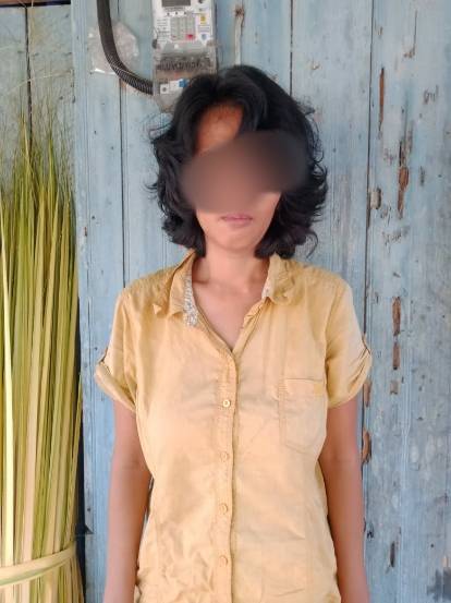 Diduga Gangguan Jiwa Seorang Wanita(27) Di Inhil Nekat Terjun  Dari Jembatan Getek Ke Sungai