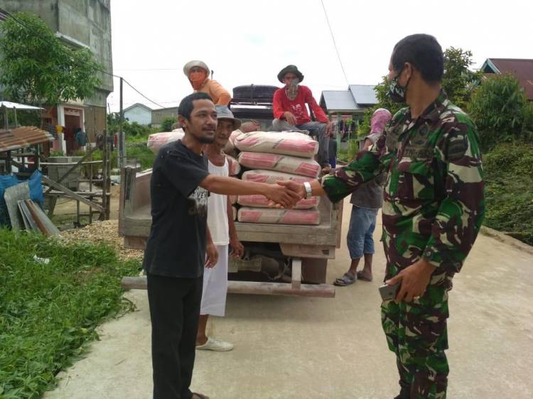Ustad Ajay Apresiasi Dandim 0314/Inhil,Bantu Pembangunan Ponpes Syekh Abdurahman Sidik II.