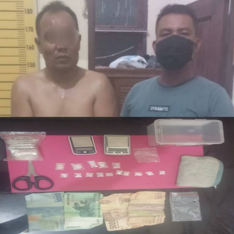 Usai Sertijab, Kapolsek Pujud Bekuk Pengedar Sabu