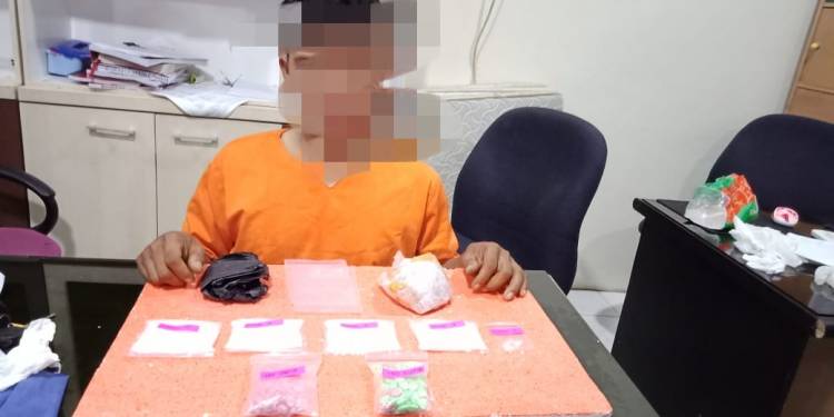 Miliki Barang Haram "Pil Exstasi dan Shabu" Pria Ini Diciduk Satuan Tim Gabungan Polres Inhil