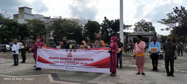 Sukseskan Hari Bhayangkara Ke-74, Kapolres: Berikan Sesuatu yang Bermanfaat Bagi Masyarakat