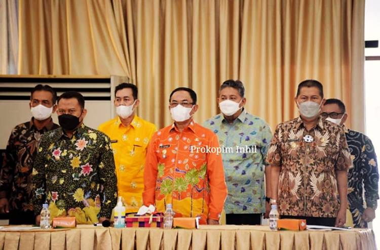 Bupati dan Wabup Inhil Mengikuti Sosialisasi Membangun Pemahaman Pengisian JPT di Instansi Pemerintah