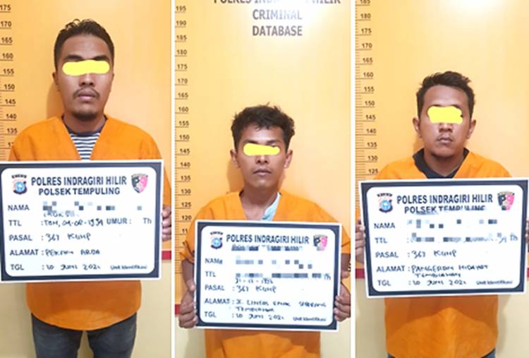 Pencuri Baterai Tower Telkomsel di Inhil Ditangkap Polisi, Pencurinya Ternyata &lsquo;Orang Dalam&rsquo;