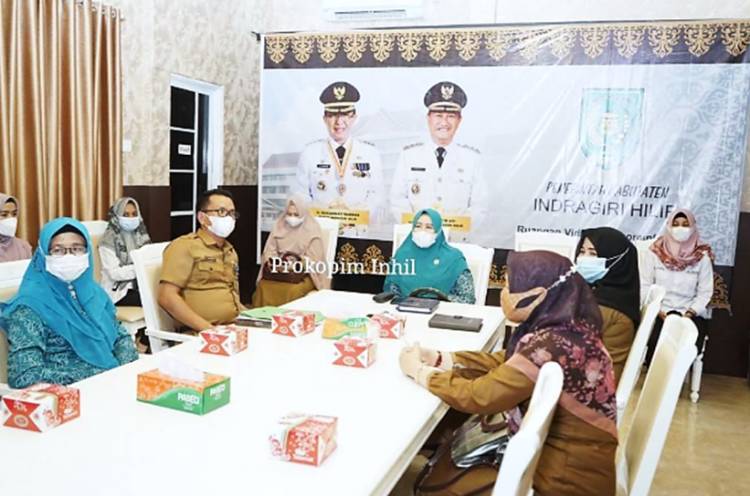 Ketua TP-PKK Inhil, Hj Zulaikhah Wardan: Posyandu Wadah Masyarakat Mendapatkan Layanan Dasar