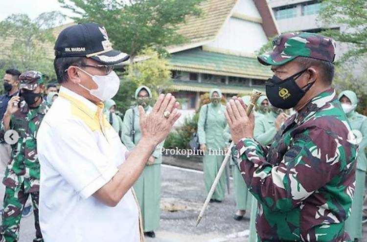 Usai Kunker 2 Hari, Pangdam I/BB Tinggalkan &lsquo;Negeri Hamparan Kelapa Dunia&rsquo; dengan Penuh Kesan