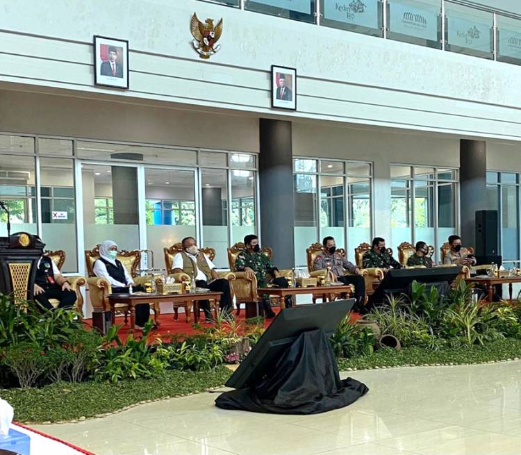 Upaya Kapolri dan Panglima Tekan Angka COVID-19 di Kediri Paska Libur Lebaran