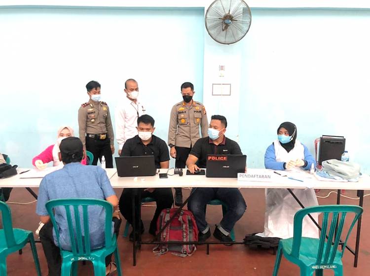 Patut Diapresiasi, Satgas Covid-19 Kabupaten Inhil Targetkan 1.000 Orang Divaksin Setiap Hari 
