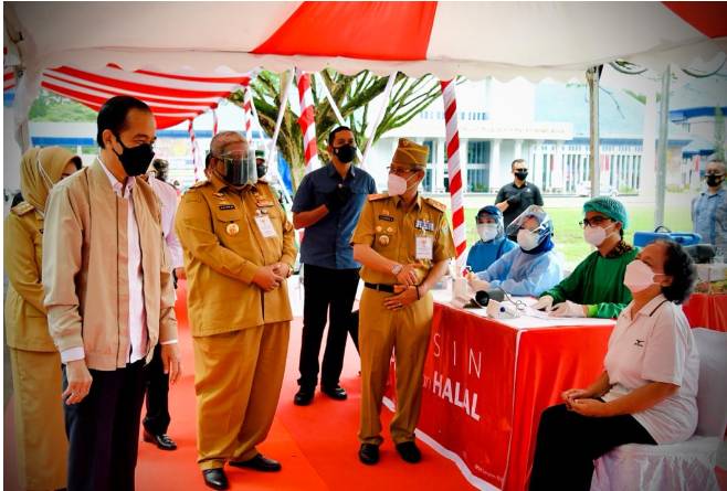 Presiden Minta Pemda dan TNI-Polri Tingkatkan Cakupan Vaksinasi