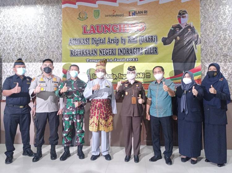 Kejari Inhil Launching Aplikasi DAbRi, Mencari Arsip Menjadi Lebih Mudah