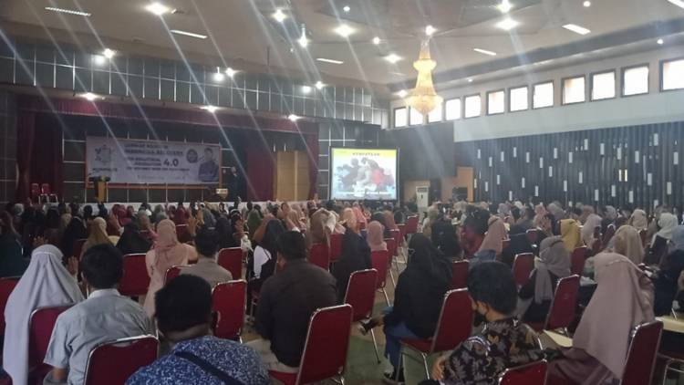 Kegiatan WIMNUS di Gedung Engku Kelana Tembilahan Ditenggarai Melebihi Batasan Prokes