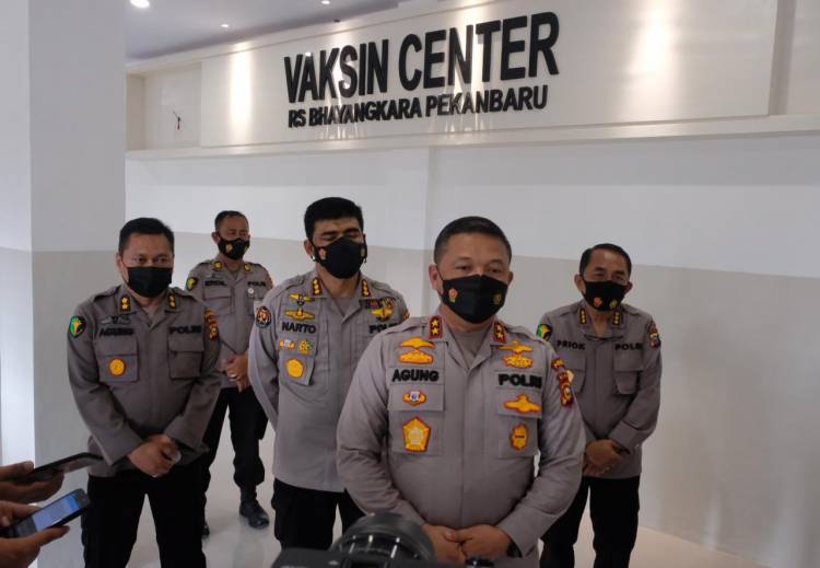 Kapolda Riau Irjen Agung : Insya&rsquo;alloh Pekan Depan Siap Digunakan Gedung Vaksin Center Bhayangkara