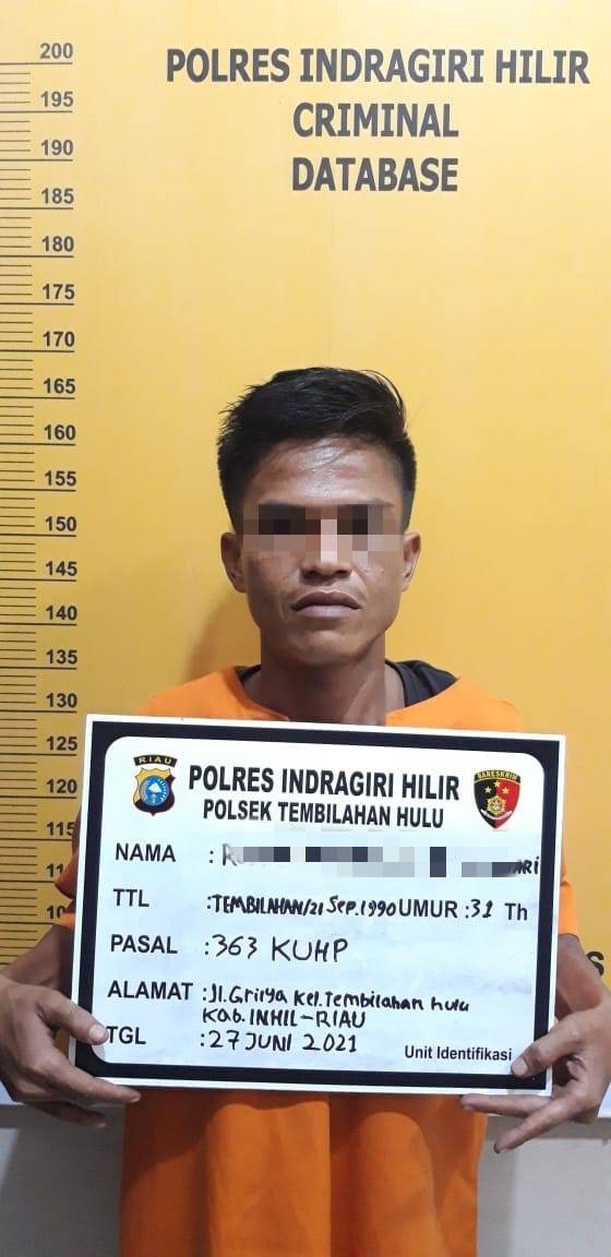 Resediivis Ini Dirimgkus Polisi,Karena Berulah Lagi Mencuru Daun Pintu Warga