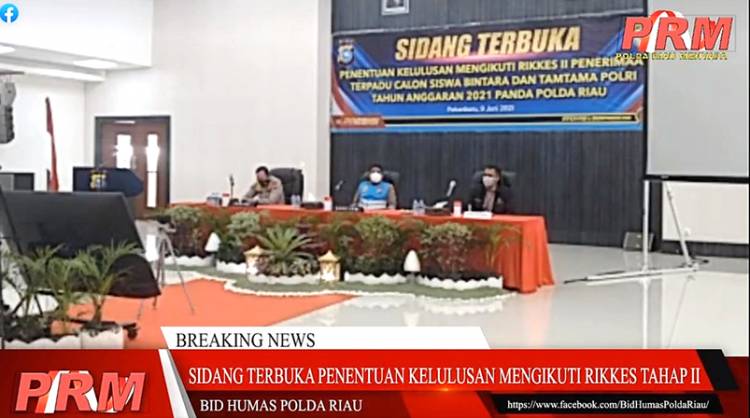 804 Calon Siswa Bintara/Tamtama TA 2021 Polda Riau Lolos Ketahap Pemeriksaan Kesehatan II