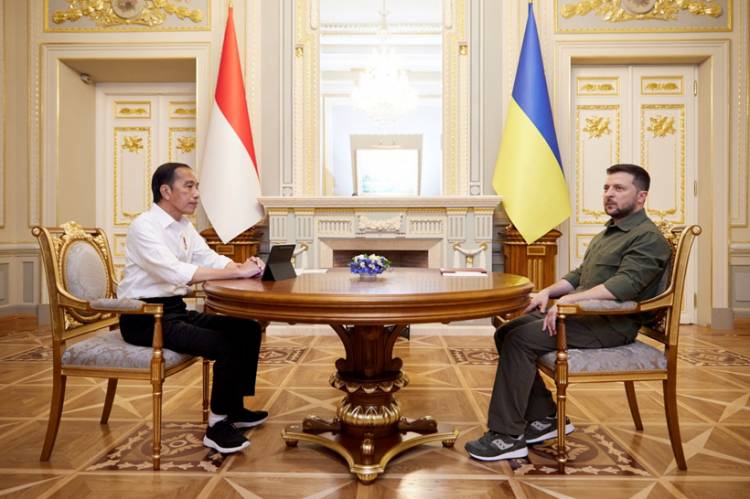Bertemu Zelenskiy, Presiden Jokowi Tawarkan Sampaikan Pesan Ukraina ke Rusia