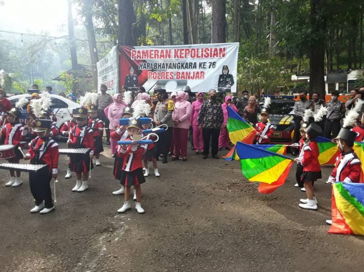 Polres Banjar Selenggarakan Lomba Mewarnai untuk Anak-anak TK/RA