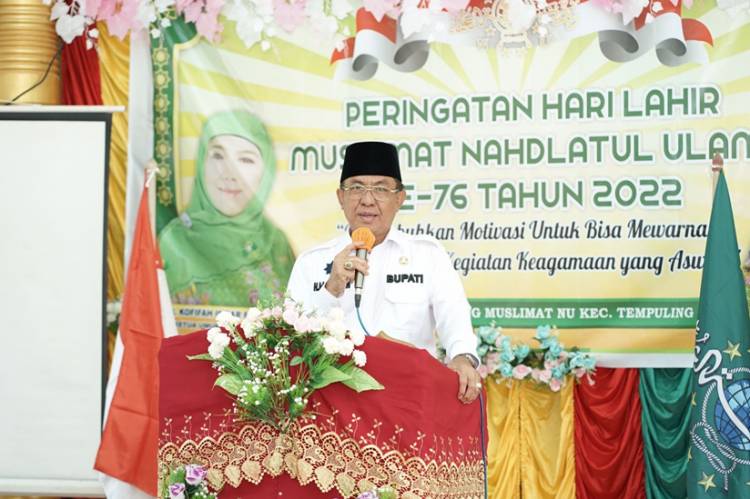 Harlah Muslimat NU ke-76, Bupati HM. Wardan: Tetap Dukung Pemkab Inhil di Bidang Keagamaan